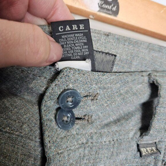 Womens REI Gray Cargo Pants Size 6 Hemp Blend Button‎ Zipper Closure Pockets - Picture 5 of 10